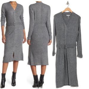 Stitch Drop white sweater dress